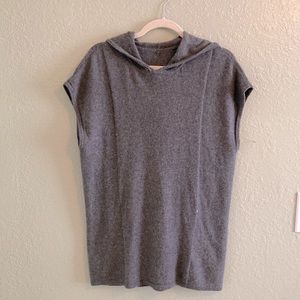 Grey 100% Cashmere Tunic Dress